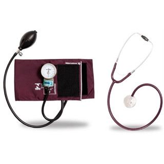 Kit Esfigmomanômetro + Estetoscópio Duo P.A.MED com Bolsinha para Aparelho e Esteto