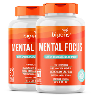 BIGENS KIT 2X MENTAL FOCUS 60 CAPS em Oferta na Shopee