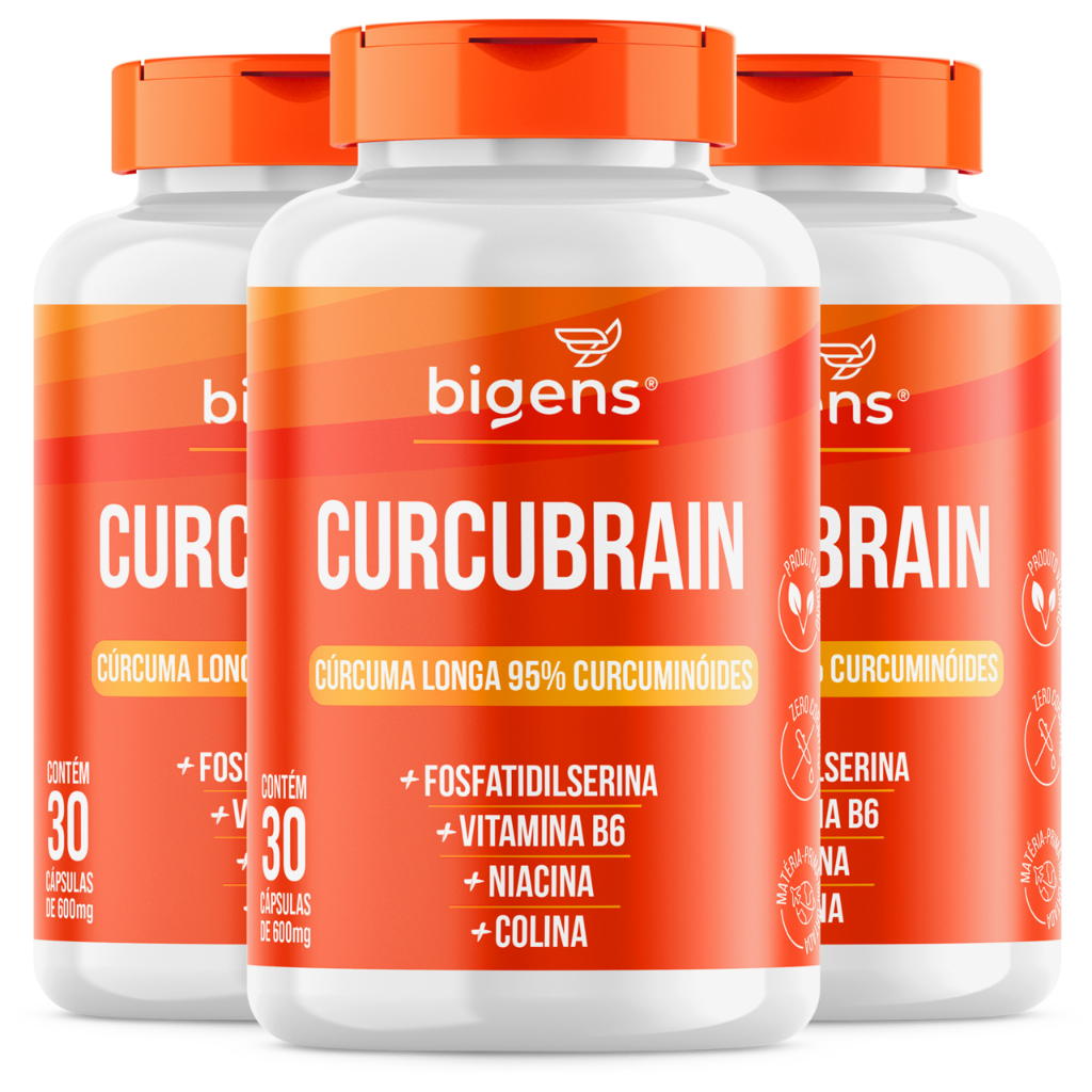 BIGENS KIT 3X CURCUBRAIN 30CAPS em Oferta na Shopee