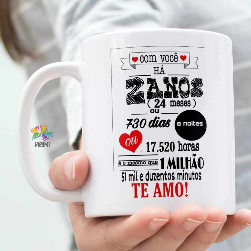 Caneca 1 Ano de Namoro: Onde Comprar | BuscaProdutos