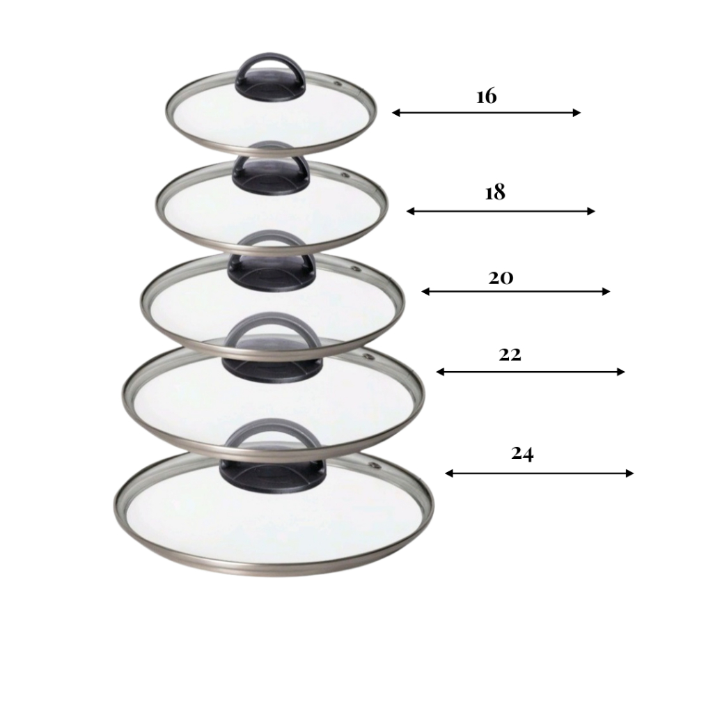 Tampa De Vidro Temperado Avulso para Frigideiras e Panelas em Oferta na Shopee