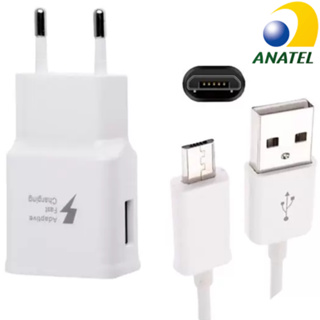 Carregador V8 Original A10 A10S M10 A01 Core A02 Core A03 Core J2 J5 Prime J7 Prime K10 K11 K12 k22+ Carregador V8 Turbo em Oferta na Shopee