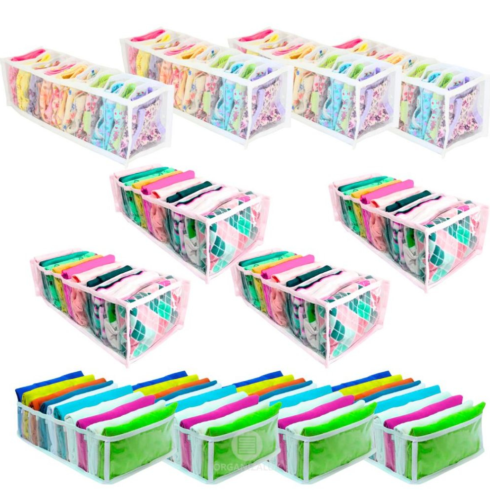 Kit 12 Colmeia Organizadora de Gavetas/camisetas/calcinhas/roupas baby - 4 P/4 M /4 G  - O...