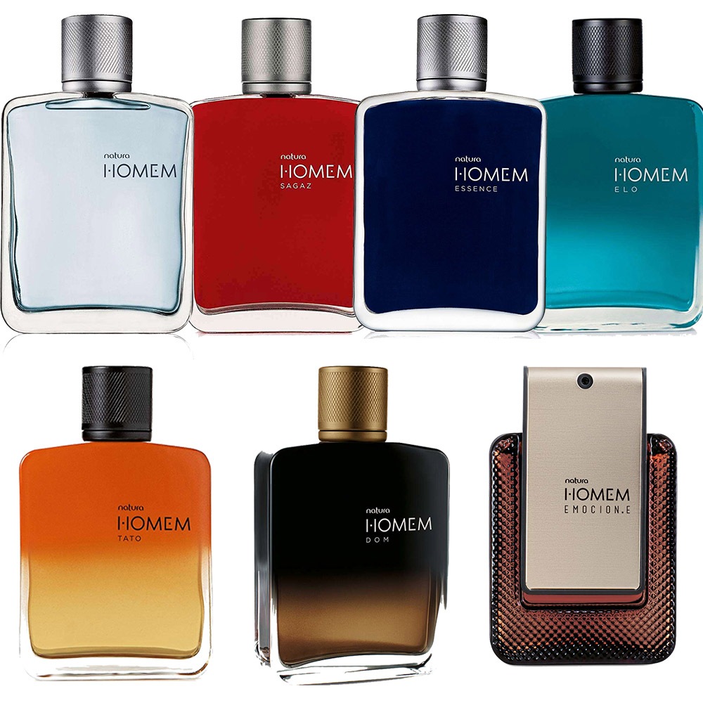 Perfume Natura Homem Deo Colônia Masculino Tradicional Sagaz Tato Emocine Elo Dom Essence 100ml Escolha Qual