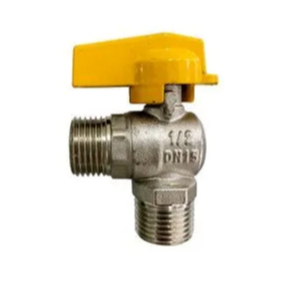 Registro Esfera Angular Gás GLP/GN Macho Macho 1/2" Polegada