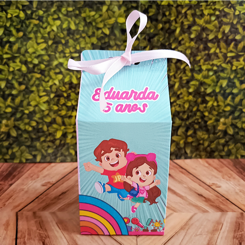 20 Caixinhas Milk Personalizada Com Nome Maria Clara e  JP Festa Personalizada em Oferta na Shopee