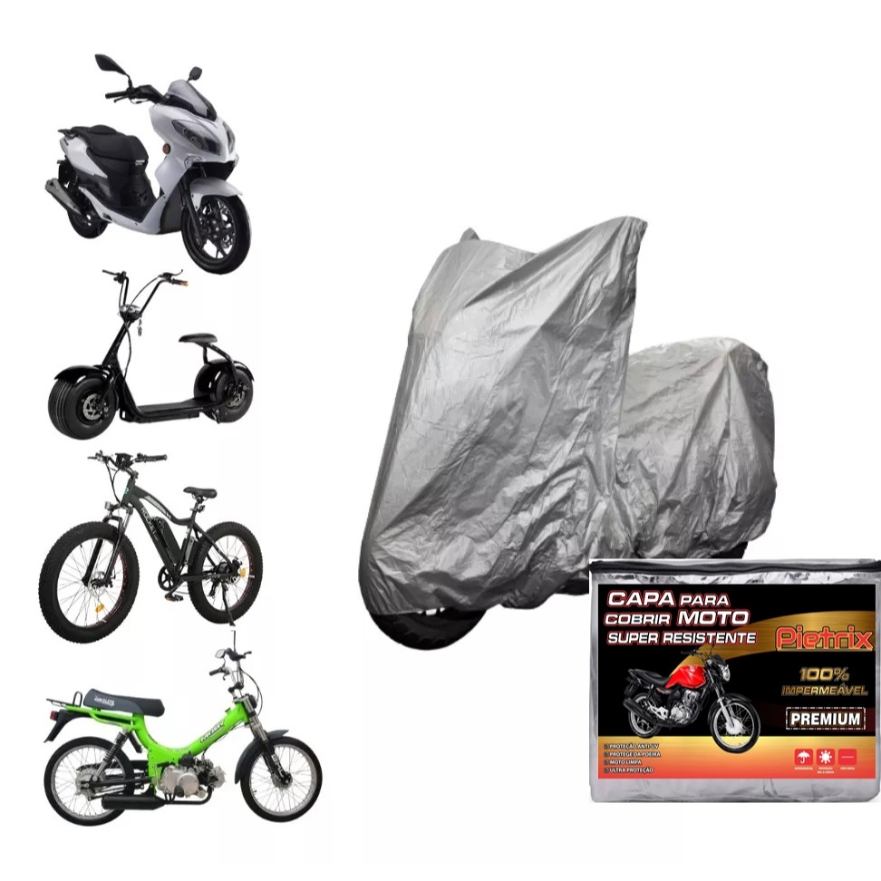 Capa Para Scooter Bike Bicicleta Eletrica Mobilete