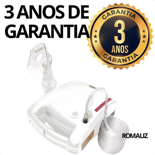 Inalador e Nebulizador Compressor G tech Infantil Adulto Potente  Pneumático Medicamento b...