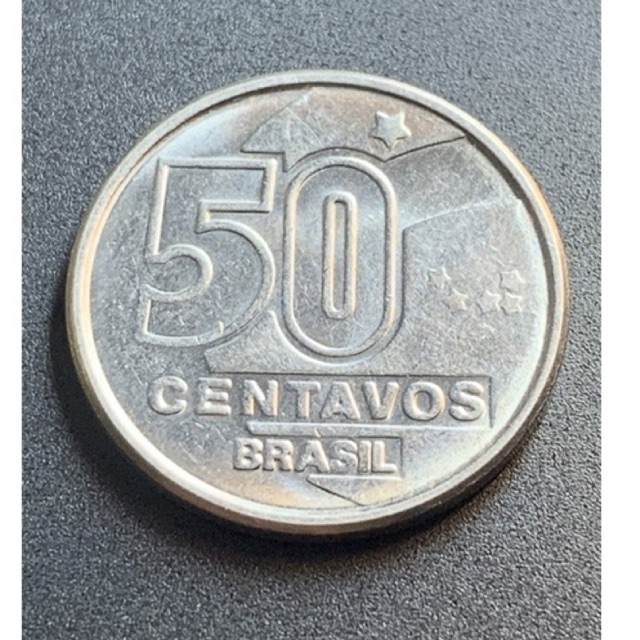 Moeda cruzado novo 50 centavos de 1990 rendeira