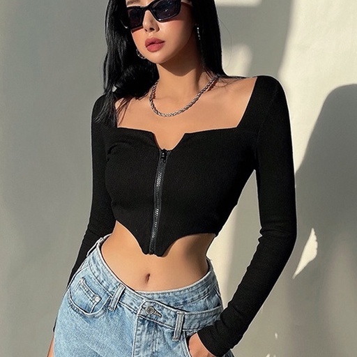 O que é Cropped Manga Longa Zíper? Guia e Onde Comprar | BuscaProdutos