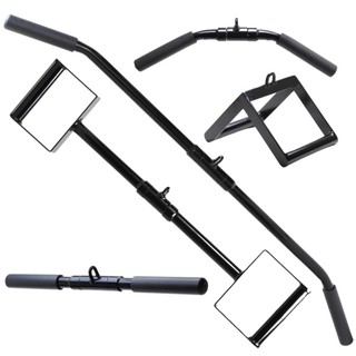 Kit Puxador Barra Reta + Costas 1,20 + Neutro + Curvado + Triâgulo crossover / academia