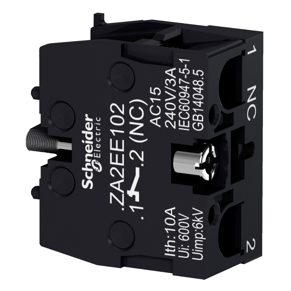 Bloco De Contato Auxiliar 1Nf Para Botão XA2 ZA2EE102 - Schneider Electric em Oferta na Shopee