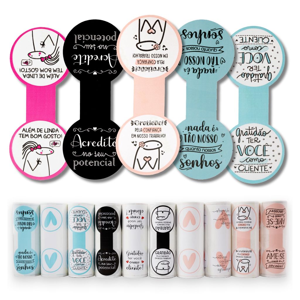 Lacre de Sacola com 100 unidades em Oferta na Shopee