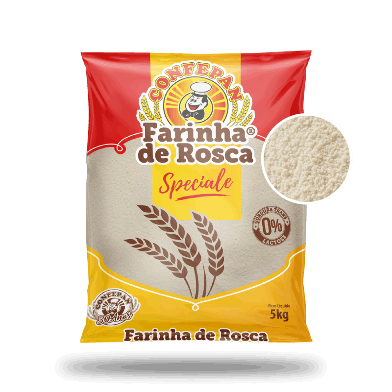 Farinha de Rosca Confepan Speciale 5 Kg em Oferta na Shopee