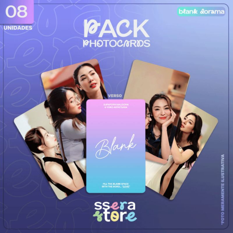 Blank The Series Yoko Faye Photocards Fanmade