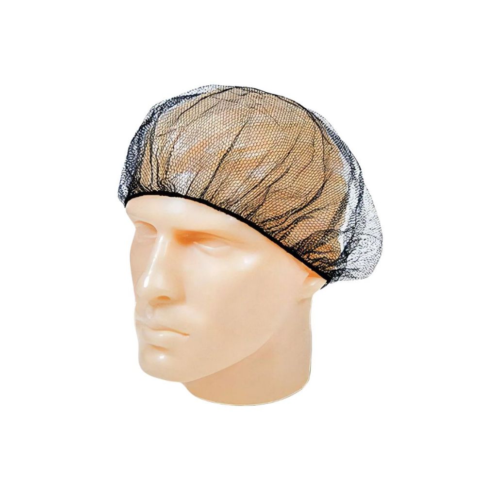 Touca Nylon Preta Talge Descartável 10 Unidades em Oferta na Shopee