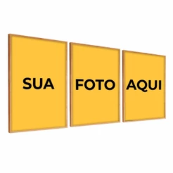Quadro Decorativo Personalizado 50x70 Com Foto Grande Com Moldura