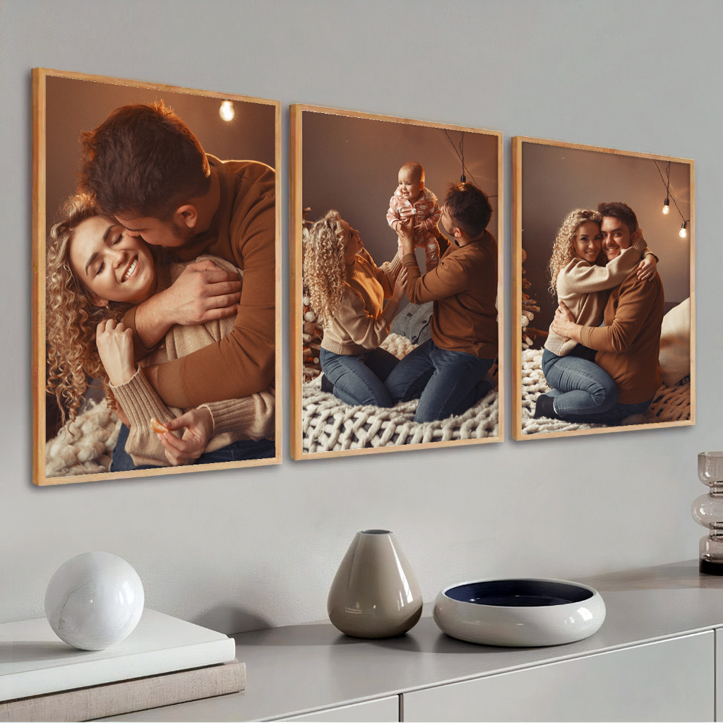 Quadro Decorativo Personalizado 50x70 Com Foto Grande Com Moldura · foto 2