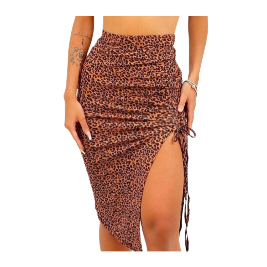 Saia lápis fenda regulagem moda feminina eloegante moderno em Oferta na Shopee