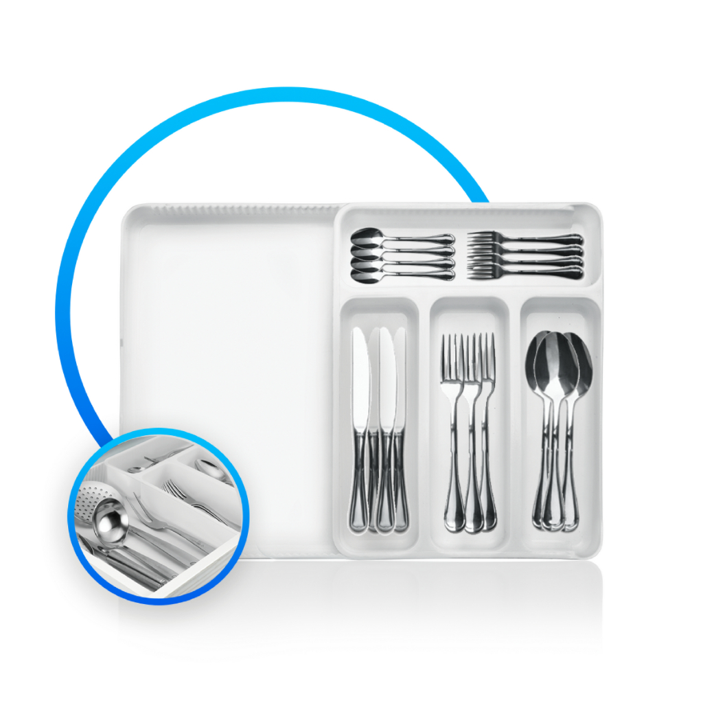 Organizador De Gaveta Extensível Divisor Porta Talheres Utensílios Cozinha Banheiro Arthi em Oferta na Shopee
