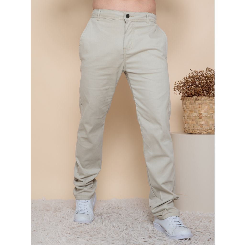 KIT 2 CALÇAS SARJA Bolso embutido MASCULINO colorido SLIM FIT com lastano