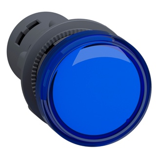 Sinaleiro Monobloco Iluminado Redondo 22mm 220V Plástico Led Azul Ip65 50/60Hz XA2EVM6LC Easy Harmony Xa2 Schneider em Oferta na Shopee