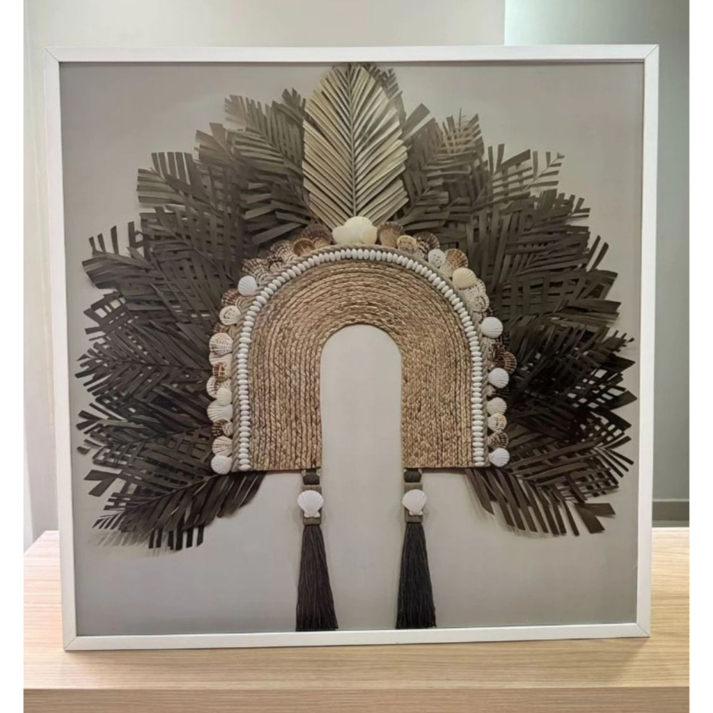 QUADRO DECORATIVO - COCAR BOHO - Eleagnte e Alto Luxo - Frete Gratis