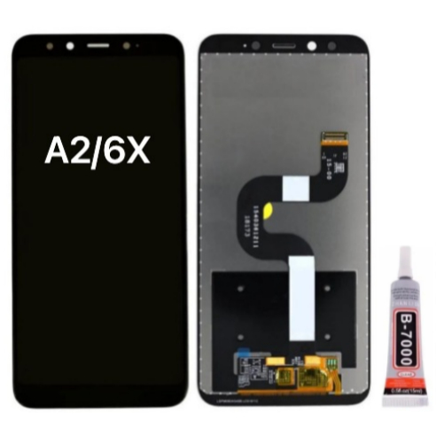 Tela Frontal Display Touch Lcd Xiaomi Mi A2 6X Compatível Mi 6x M1804D2SG M1804D2SI Original