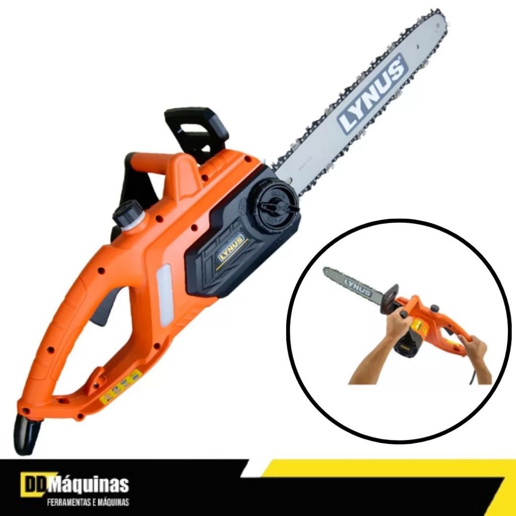 Motosserra Elétrica 2200W Com Sabre de 16 Pol. - LYNUS - Home & Living