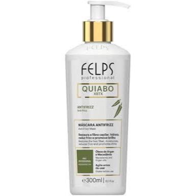 Felps - Xbtx Quiabo  Máscara Capilar 300ml 0% Formol - REDS em Oferta na Shopee