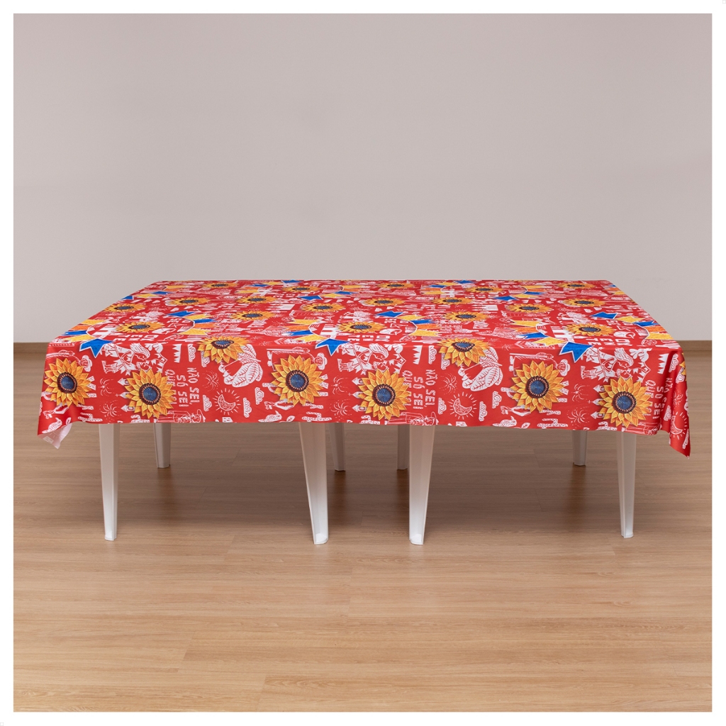 Toalha de Mesa Festa Junina em Tecido 1,50x2,10m em Oferta na Shopee