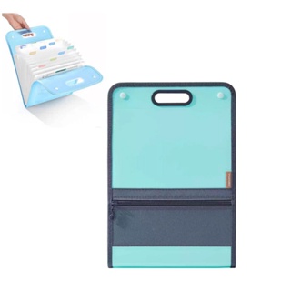Pasta Sanfonada Organizadora 12 Div Cristal A4 Escritório em Oferta na Shopee