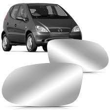 Lente Com Base Retrovisor Mercedes Classe A 1998 1999 2000 2001 2002 2003 2004 direita