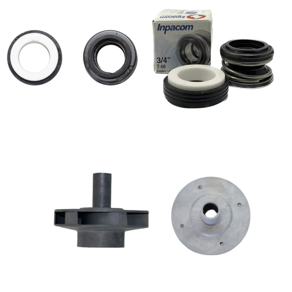 Kit Rotor P\ Motobomba Igui 1\2 Cv + Selo Mecânico Original