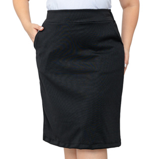 Saia Plus Size Mídi Evangélica Moda Secretaria em Oferta na Shopee