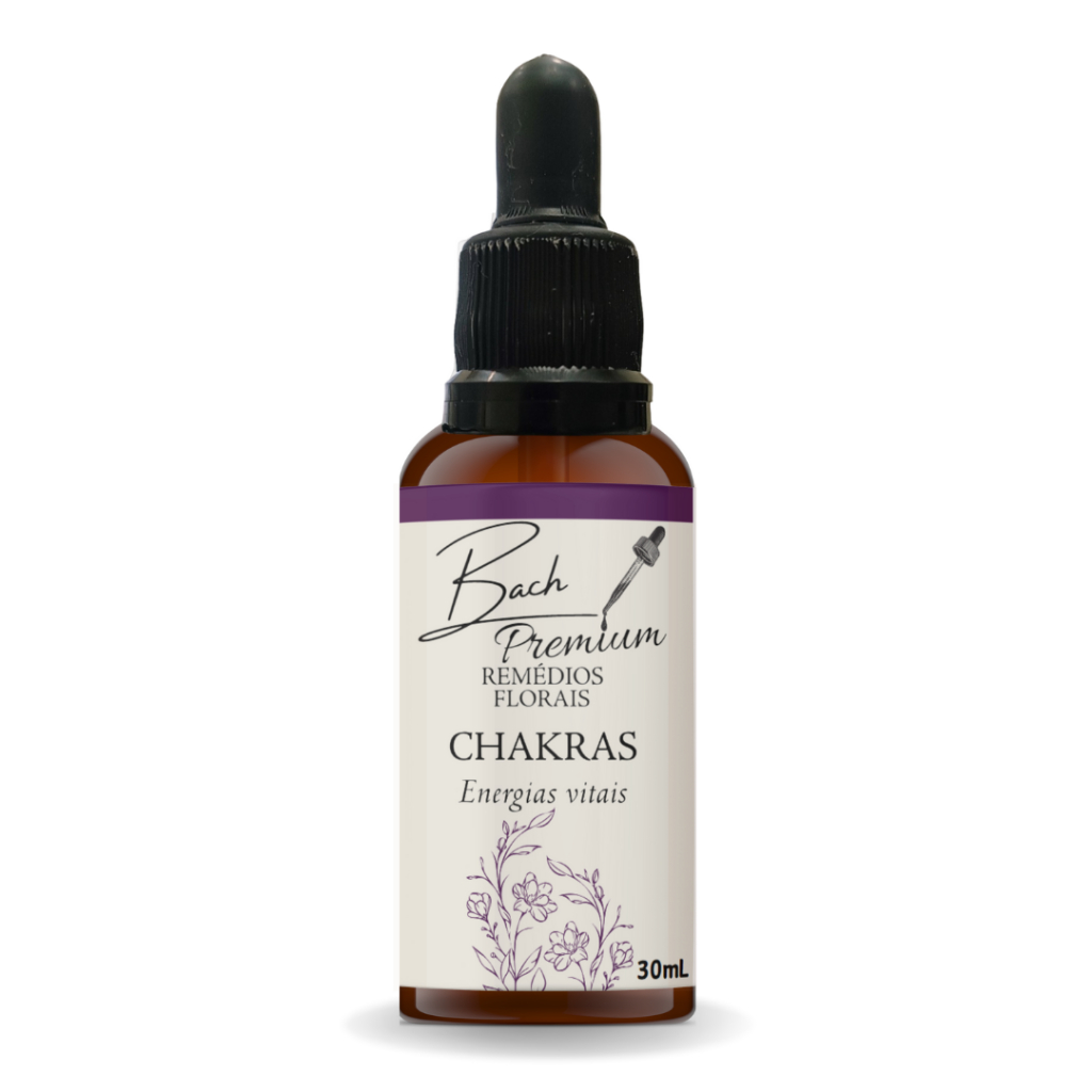 Floral de Bach CHAKRAS 30ml - Remédios Florais Premium