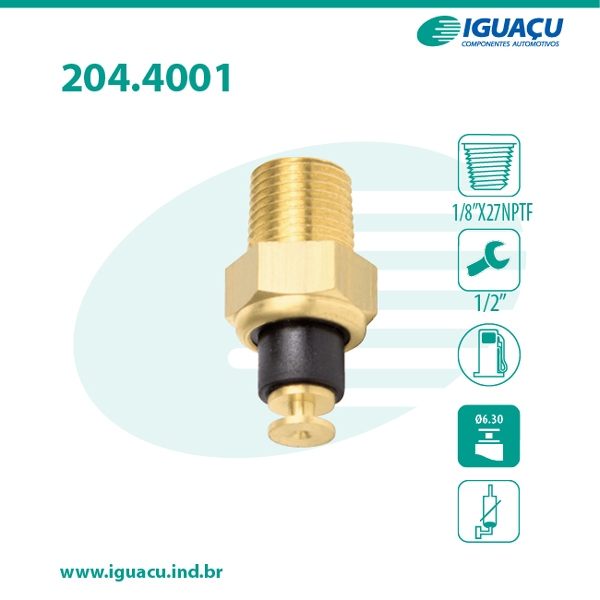 Sensor Temperatura Gm Monza 83/ Partida Frio iguaçu 4001
