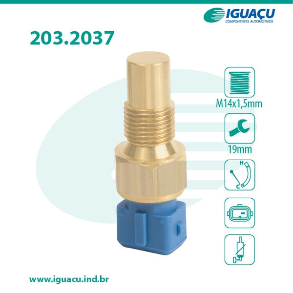 Sensor De Temperatura Painel Xsara Berlingo Partner 206 307 iguaçu 2037