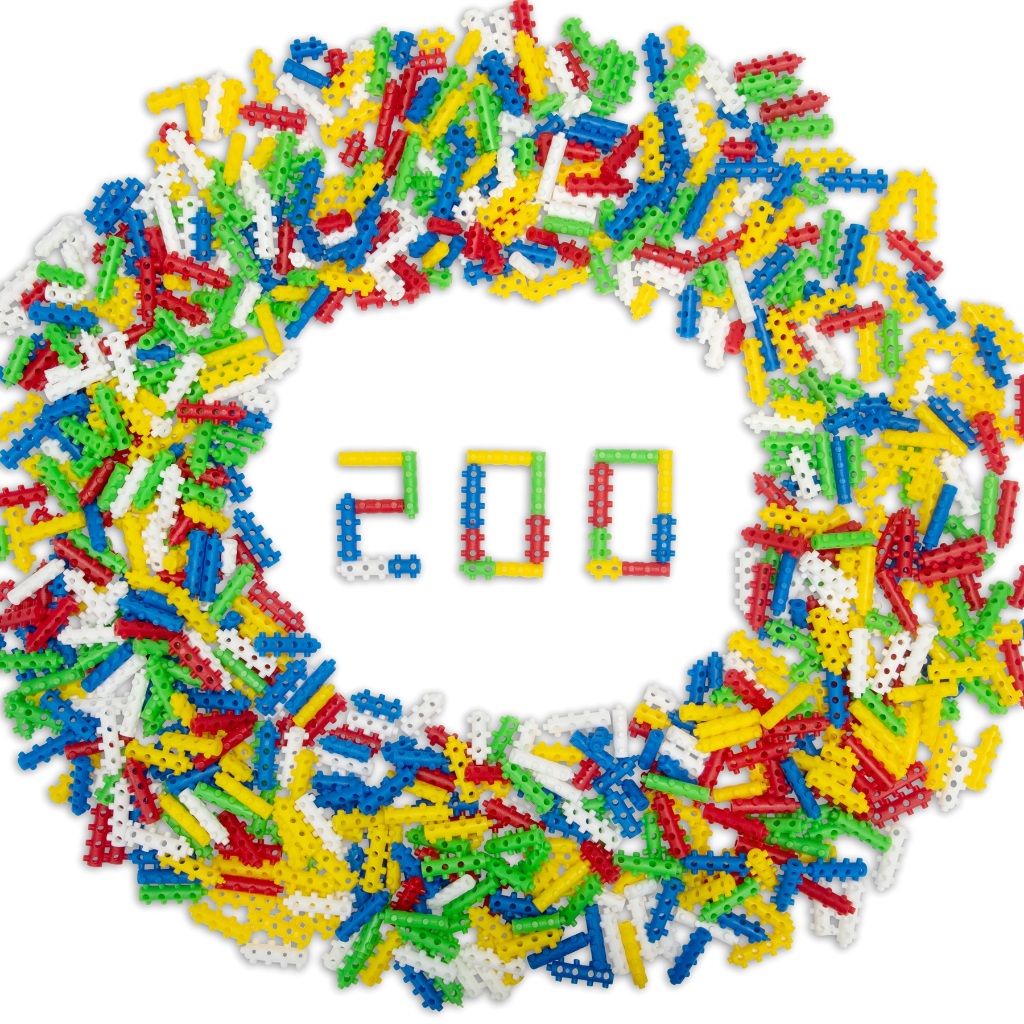 Brinquedo do Montar Play Pinos Coloridos com 200pçs Encaixes Firmes Blocos de Montar Mágicos em Oferta na Shopee