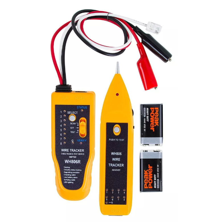 Kit Localizador De Cabos Com Estojo Acabamento Em Zíper