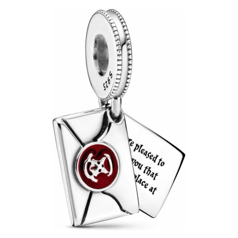 Berloque Charm Pendente Carta De Hogwarts Harry Potter