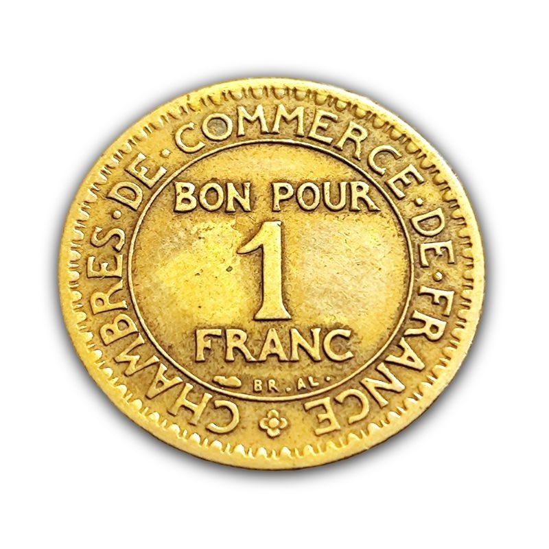Moeda 1 Franco 1924 França