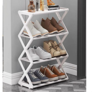 Sapateira Prateleira Sanfonada 4 Andares Organizadora Plástico Multiuso Sapatos Livros Brinquedos em Oferta na Shopee