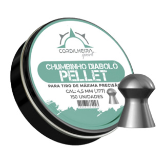 Chumbinho Cordilheira Pellet Diabolô (MAX POP) 4,5mm | 150 Unidades Preto em Oferta na Shopee