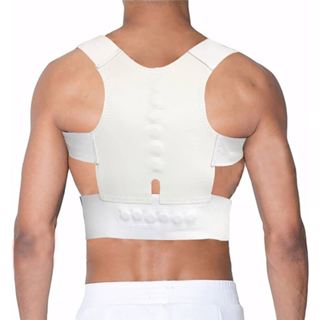 Corretor Postural Magnético Unissex Dor ajusta Postura Ombro Alinhado Alta Qualidade em Oferta na Shopee