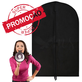 Capa Roupa Protetora Terno Vestido Roupa Com Zíper em Oferta na Shopee