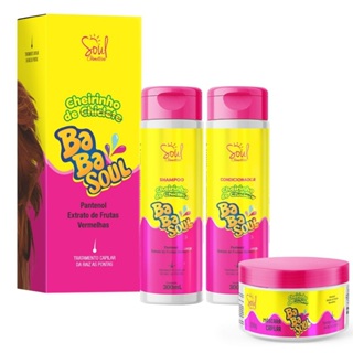 Kit Cheirinho de Tutti-frutti Shampoo-condicionador-mascara - Soul Cosméticos em Oferta na Shopee