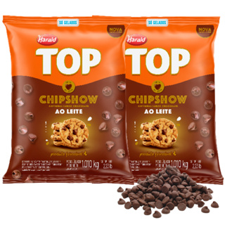 Kit C/ 2 Gotas de Chocolate Ao Leite Forneável (NÃO DERRETE) Confeito Chipshow Top Harald 1,010 kg l ENVIO IMEDIATO l NF em Oferta na Shopee
