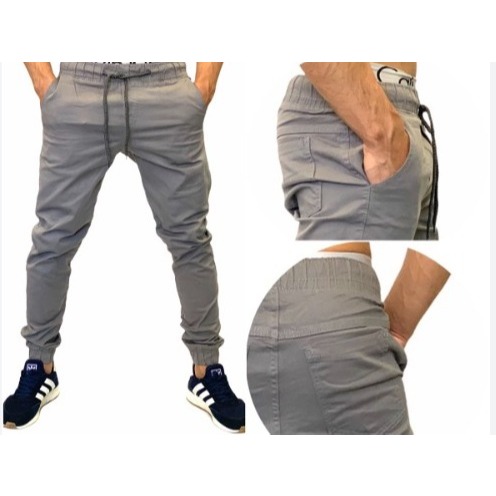 Calça Jogger com punho na barra de elastico cós de elástico Infantil ao Juvenil Super Estiloso e Confortável Veste bem!