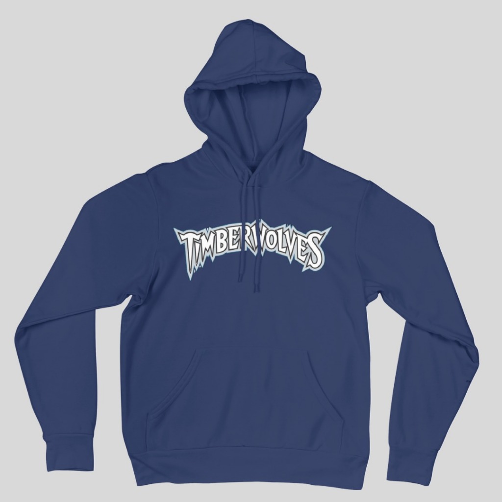 Moletom canguru basquete Minnesota Timberwolves algodão flanelado